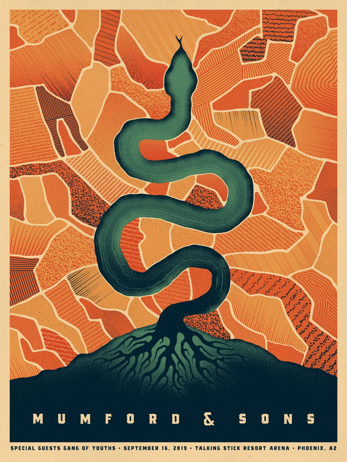 ハ*ト様 【当時物】THE MODS PHOENIX TOUR ポスター The poster for
